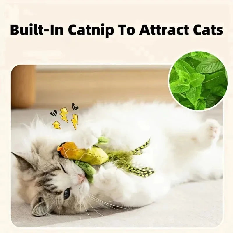 oiseau interactif sonore pour chats