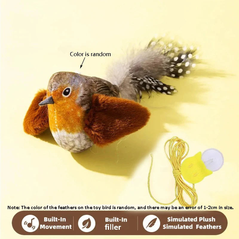 oiseau interactif sonore pour chats