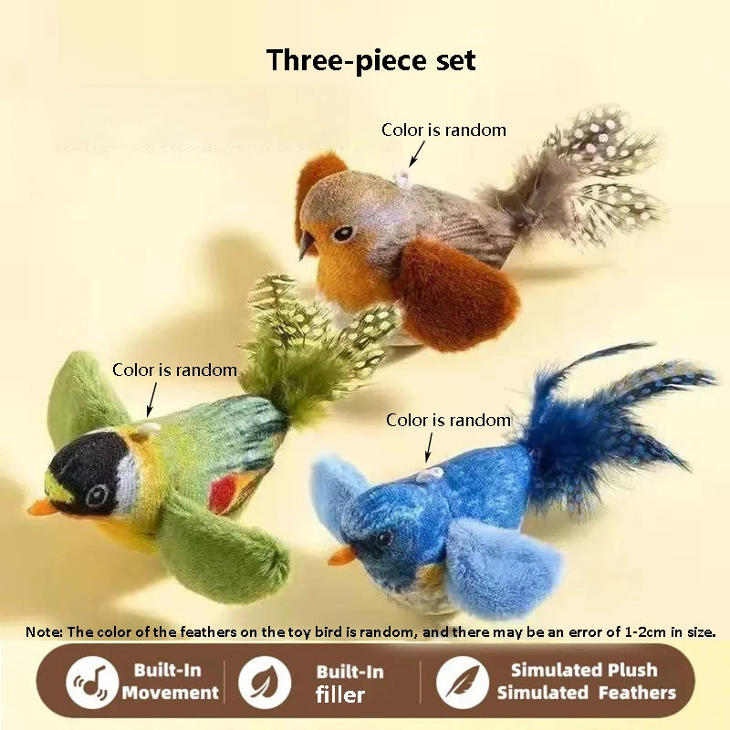 oiseau interactif sonore pour chats