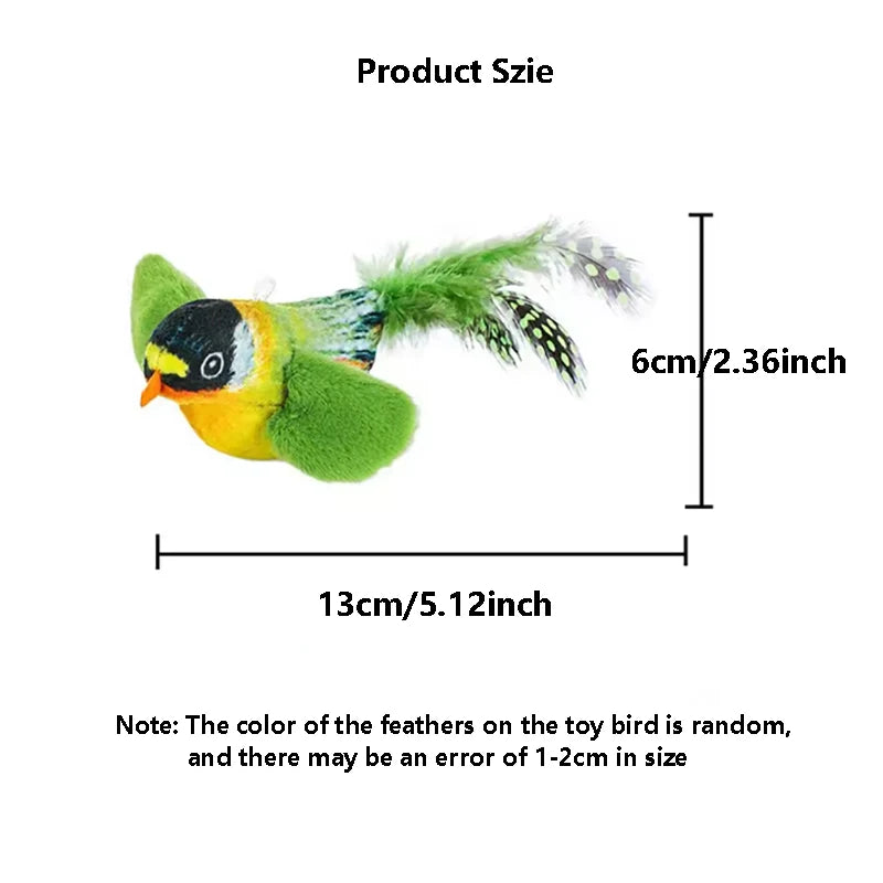 oiseau interactif sonore pour chats