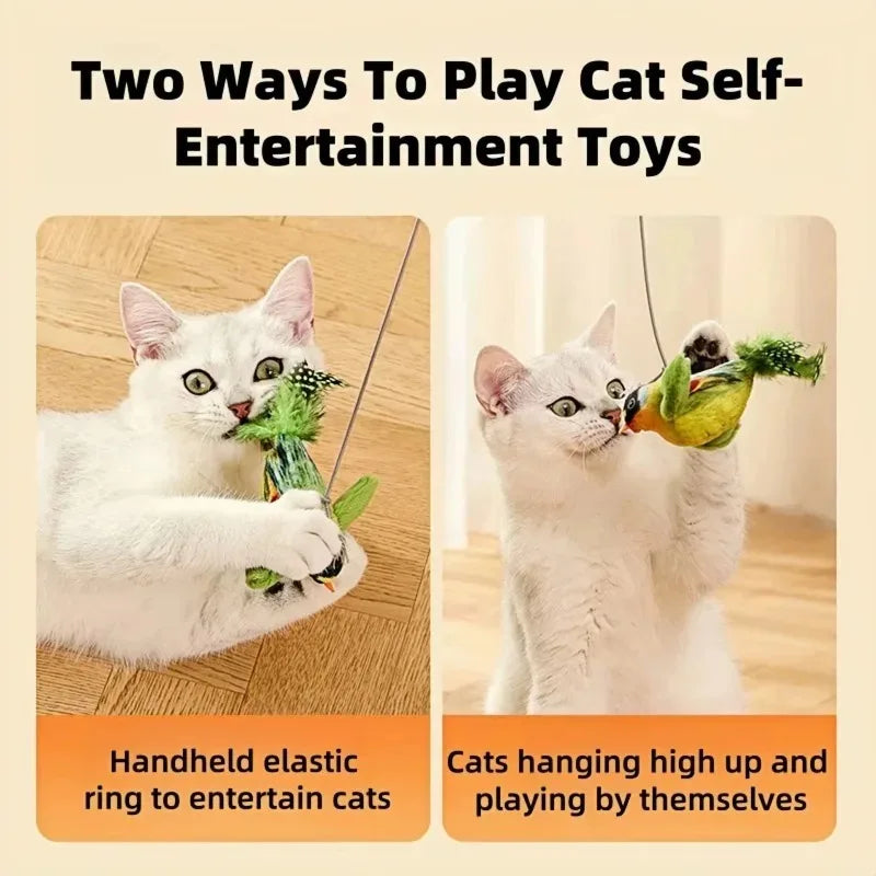 oiseau interactif sonore pour chats